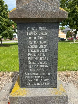 Jména padlých, autor: Milan Hron